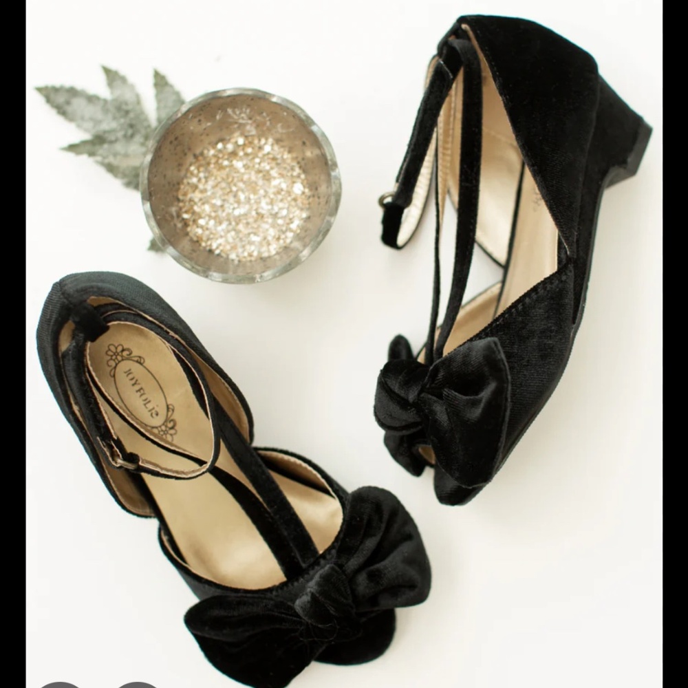 Joyfolie Lucia Heel Black Shoes Sz 2Y
